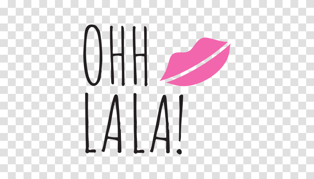 Ohh Lala Beso Frase Boda, Label, Plant, Cutlery Transparent Png