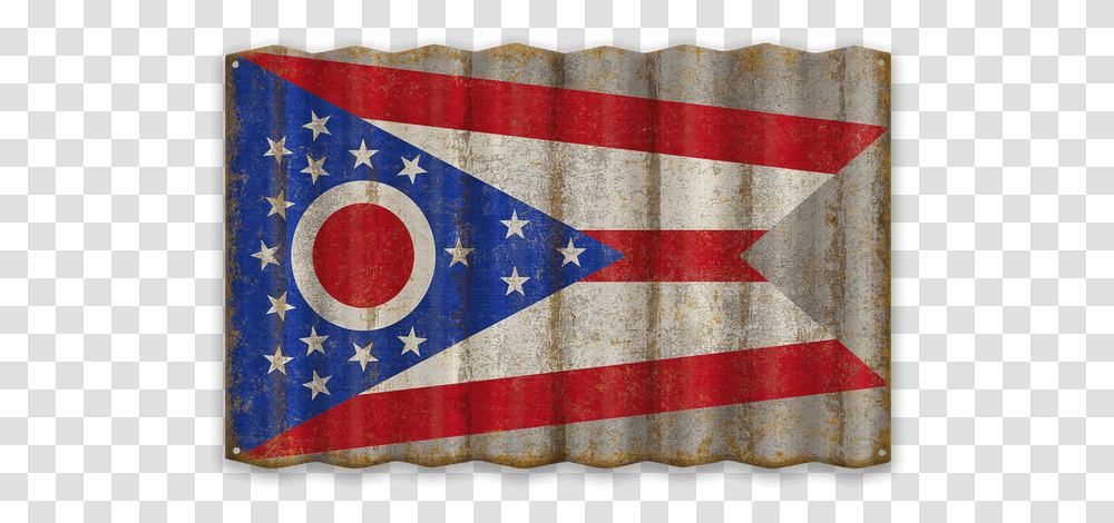 Ohio Flag, American Flag, Curtain Transparent Png