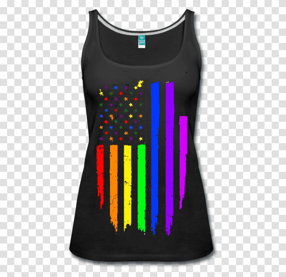 Ohio Lgbt Gay Pride Rainbow White Adult Tank Top Clothing Shirts Woman, Apparel, Rug, T-Shirt, Dye Transparent Png