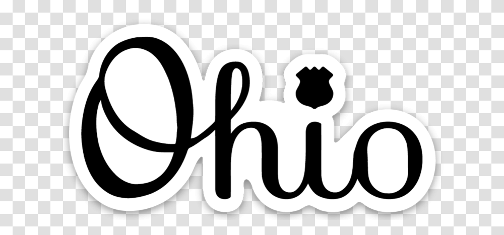 Ohio Police Sticker, Label, Stencil, Calligraphy Transparent Png