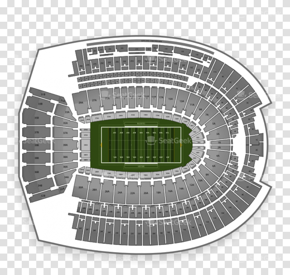 Ohio State Buckeyes Football Seating Chart Amp Map Ohio State Buckeyes Football, Field, Building, Stadium, Arena Transparent Png