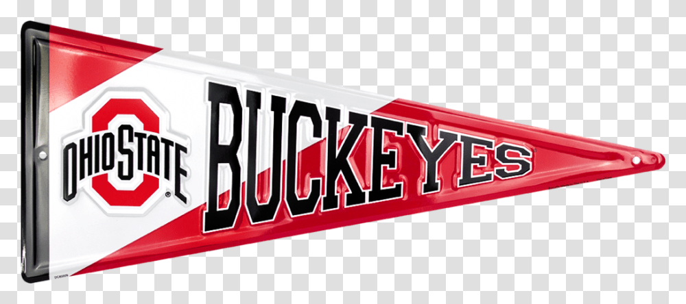 Ohio State Buckeyes Pennant, Sweets, Food, Confectionery, Word Transparent Png