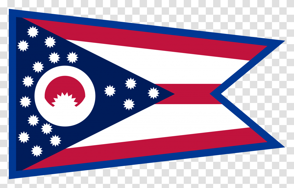 Ohio State Flag Small, Label, Electronics Transparent Png