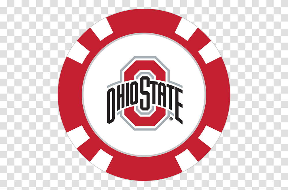 Ohio State Poker Chip Ball Marker, Logo, Trademark, Game Transparent Png