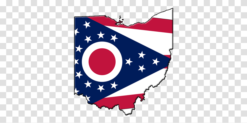 Ohio State With Flag, Person, American Flag, Advertisement Transparent Png