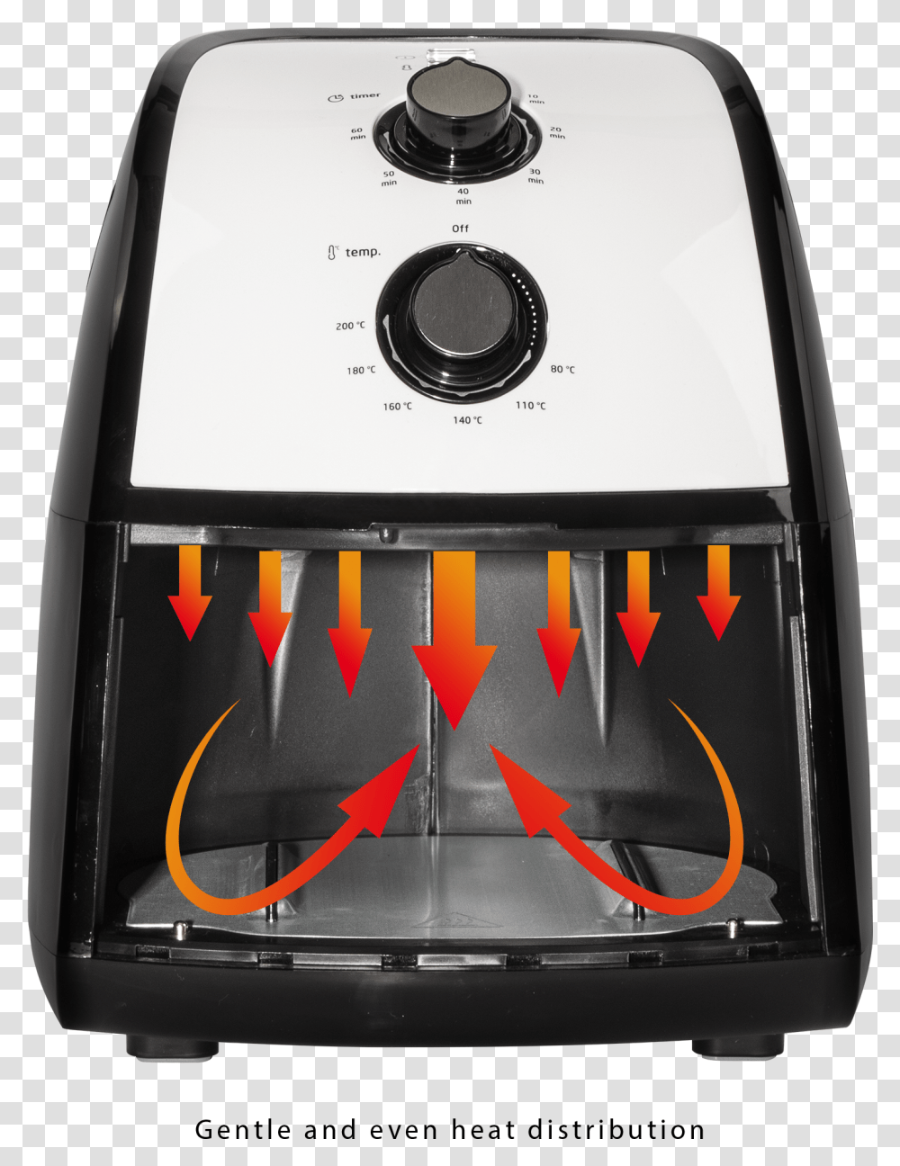 Oil And Fat Free Hot Air Fryer Download, Appliance, Heater, Space Heater, Oven Transparent Png