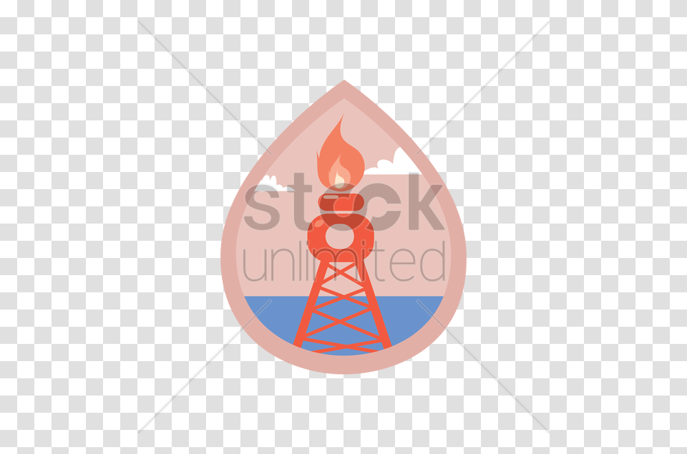 Oil Derrick Vector Image Transparent Png