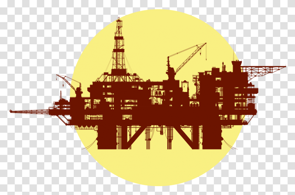 Oil Drilling Sea Platform, Construction Crane, Astronomy, Outer Space, Universe Transparent Png