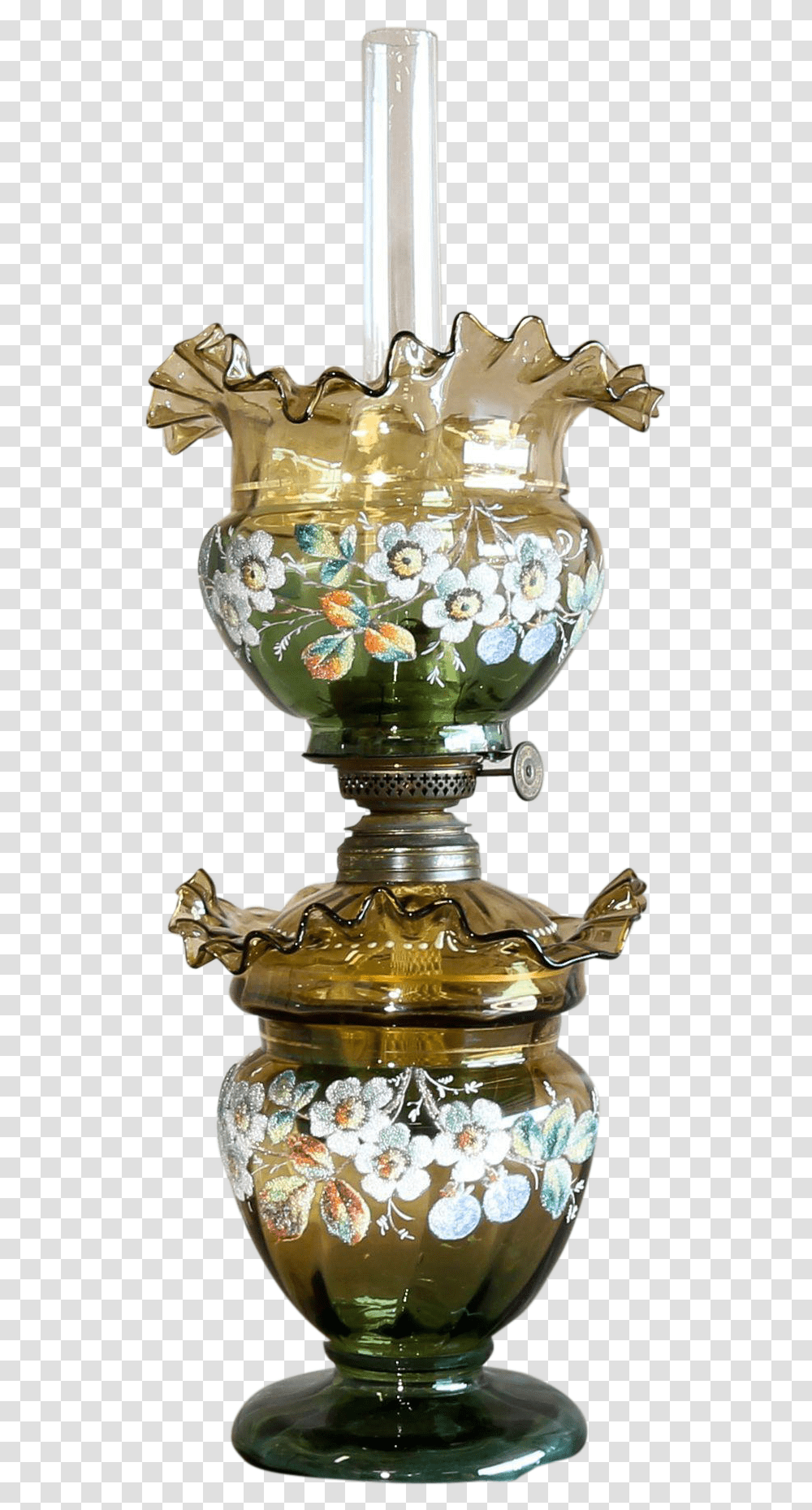 Oil Lamp, Glass, Goblet, Trophy, Bronze Transparent Png