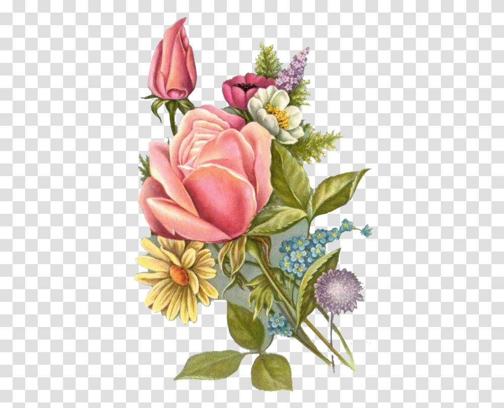 Oil Painting Flowers, Plant, Blossom, Floral Design, Pattern Transparent Png