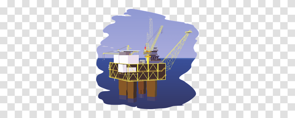 Oil Platform Holiday, Construction Crane, Oilfield Transparent Png