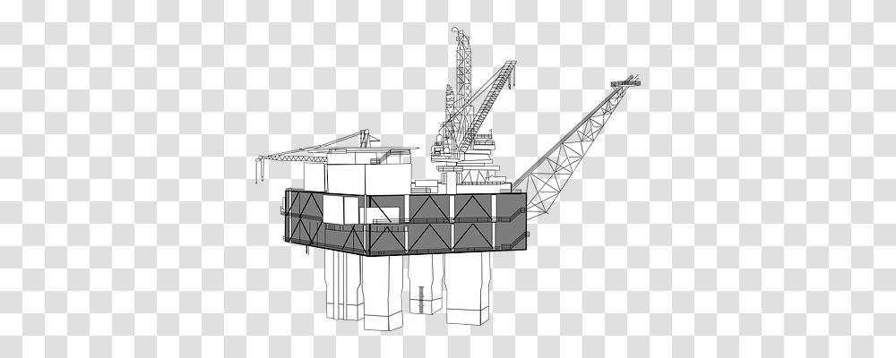 Oil Rig Technology, Vehicle, Transportation, Architecture Transparent Png