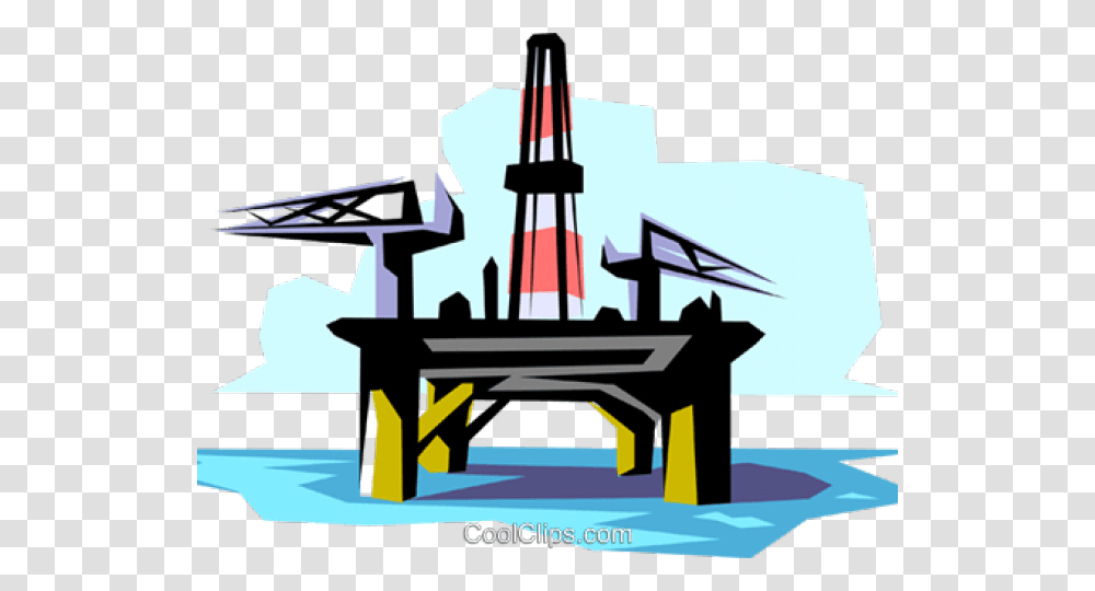 Oil Rig Clipart Rig Oil Officer Clipart, Building, Architecture, Vehicle, Transportation Transparent Png