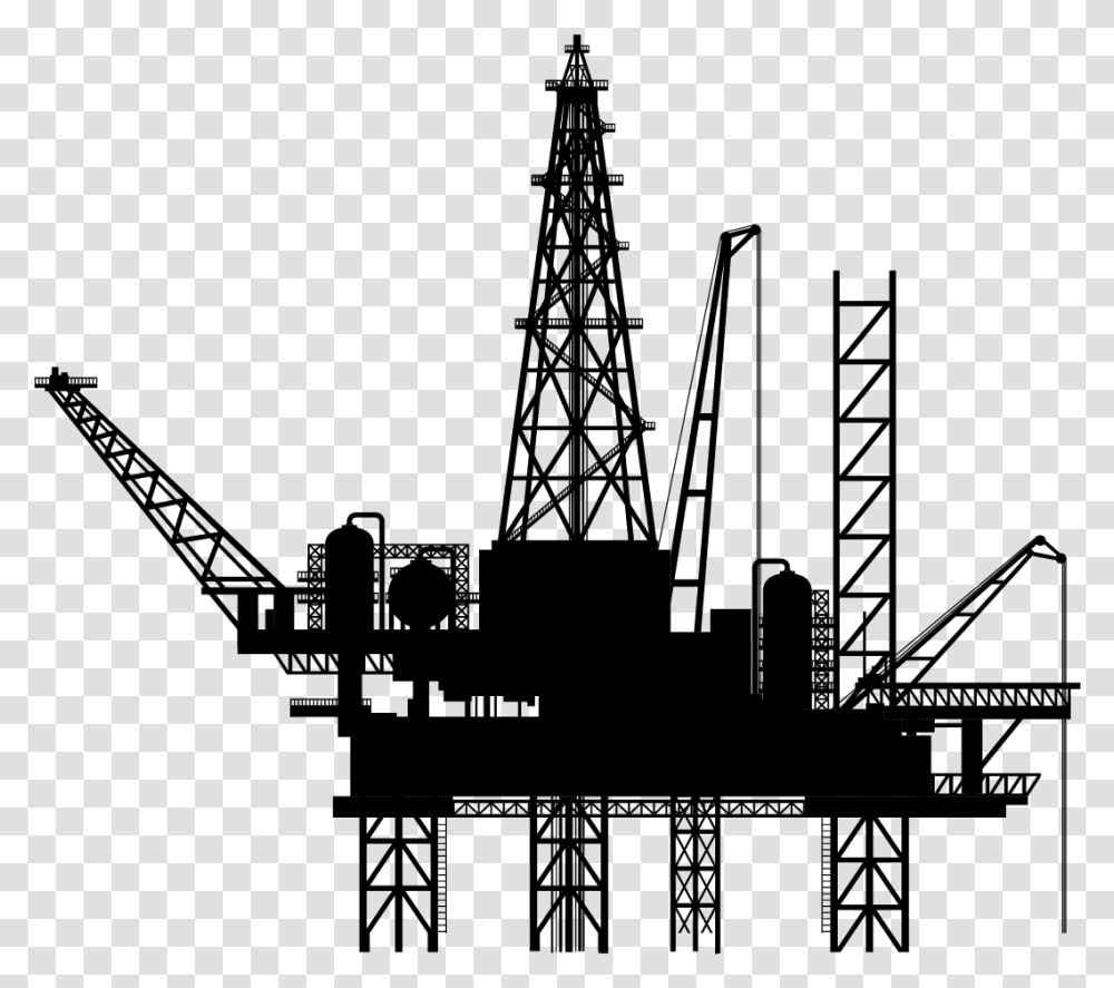 Oil Rigvehiclejackup Rigdrilling Rigoffshore Architecturevery Jack Up Rig, Gray, World Of Warcraft Transparent Png