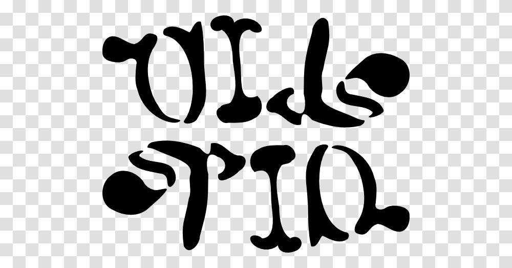 Oil Spill Ambigram Clip Art, Handwriting, Calligraphy, Label Transparent Png