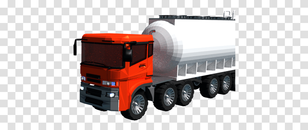 Oil Truck 3 D Modelling Images With Trailer Truck, Vehicle, Transportation, Wheel, Machine Transparent Png