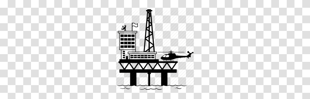 Oil Well Rig Clipart, Silhouette, Outdoors, Nature Transparent Png