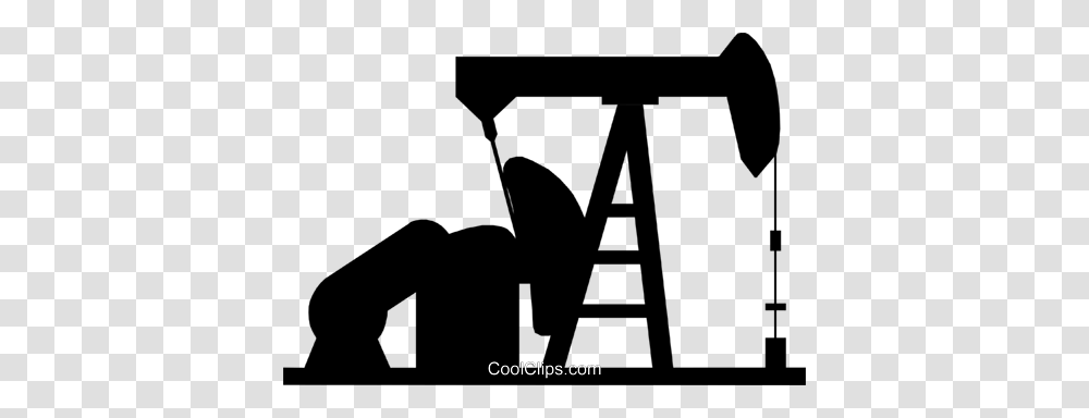 Oil Well Royalty Free Vector Clip Art Illustration, Hourglass, Silhouette, Person, Human Transparent Png