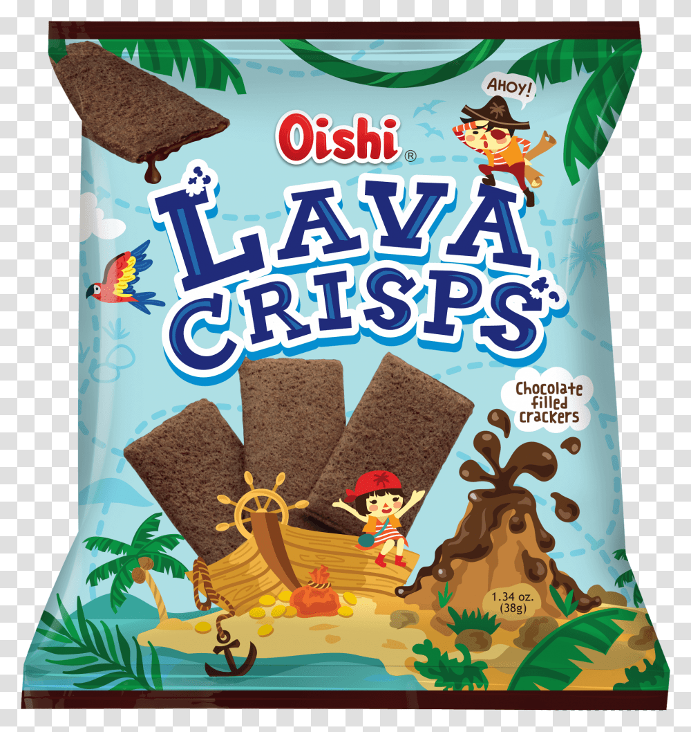 Oishi Lava Crisps, Food, Cookie, Bread, Poster Transparent Png