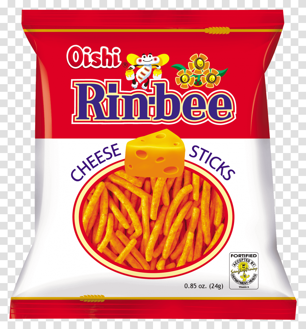 Oishi Rinbee Cheese Sticks, Fries, Food, Snack, Lunch Transparent Png
