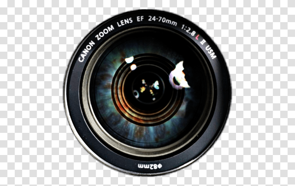 Ojo Cmara Circulo Cmara Tumblr Azul Negro Cartoon Camera Lens Eye, Electronics Transparent Png
