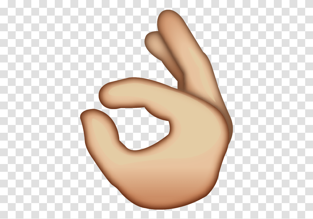 Ok Emoji Hand, Finger, Person, Human Transparent Png