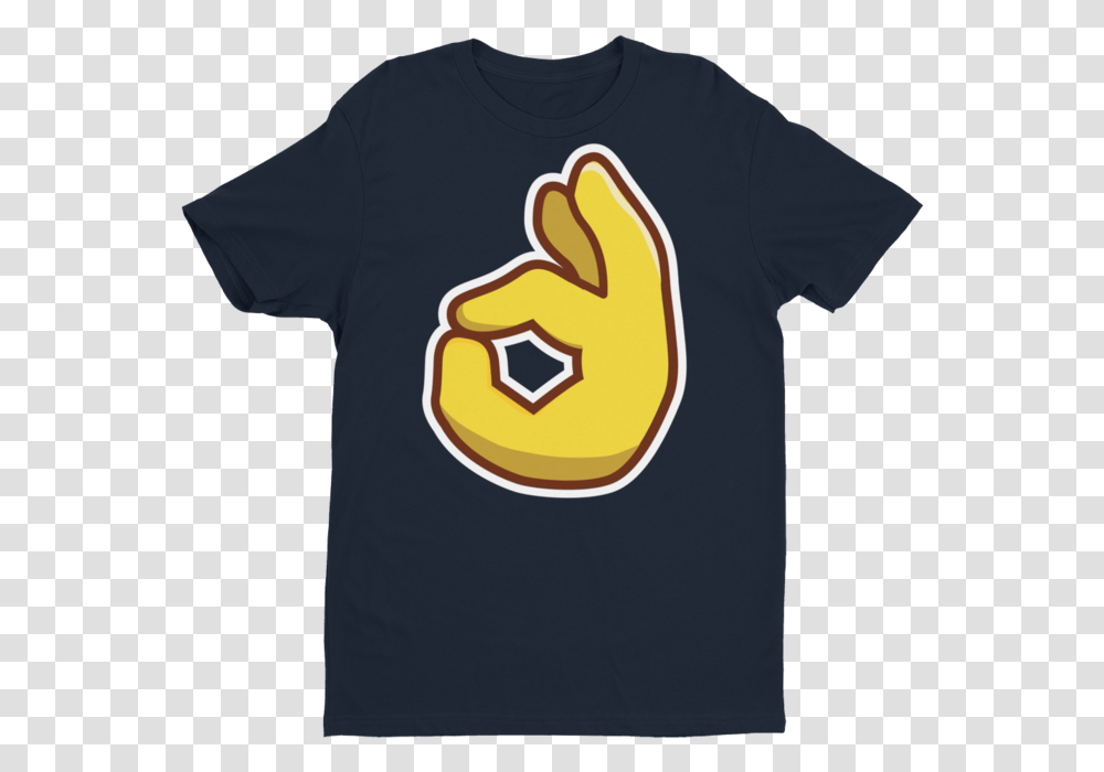 Ok Emoji Short Sleeve Next Level T Shirt, Apparel, T-Shirt Transparent Png
