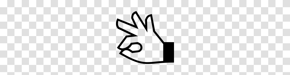 Ok Hand Icons Noun Project, Gray, World Of Warcraft Transparent Png