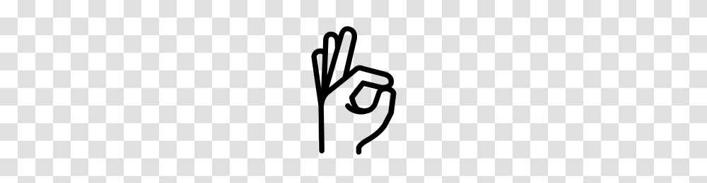 Ok Hand Icons Noun Project, Gray, World Of Warcraft Transparent Png