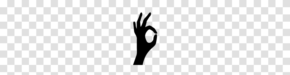 Ok Hand Icons Noun Project, Gray, World Of Warcraft Transparent Png