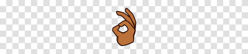 Ok Hand Medium Dark Skin Tone Emoji On Emojidex, Hook, Claw Transparent Png