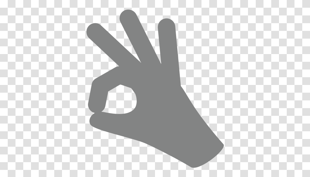 Ok Hand Sign Emoji For Facebook Email & Sms Id 9976 Perfect Fingers Emoji, Clothing, Apparel, Glove, Text Transparent Png