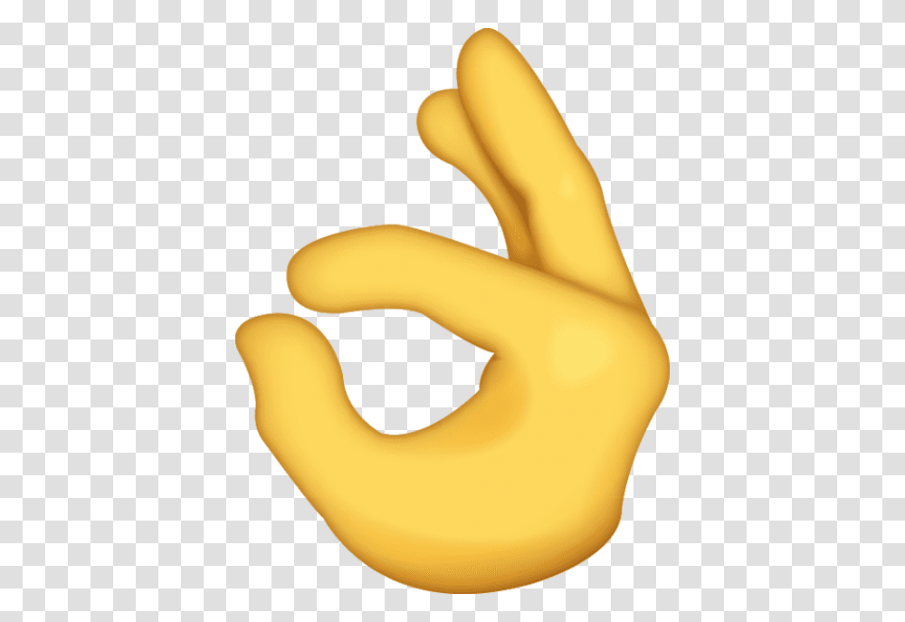 Ok Hand Sign Emoji Icon, Banana, Fruit, Plant, Food Transparent Png