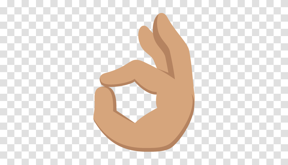 Ok Hand Sign Medium Skin Tone Emoji Emoticon Vector Icon Free, Finger, Prayer, Worship, Arm Transparent Png
