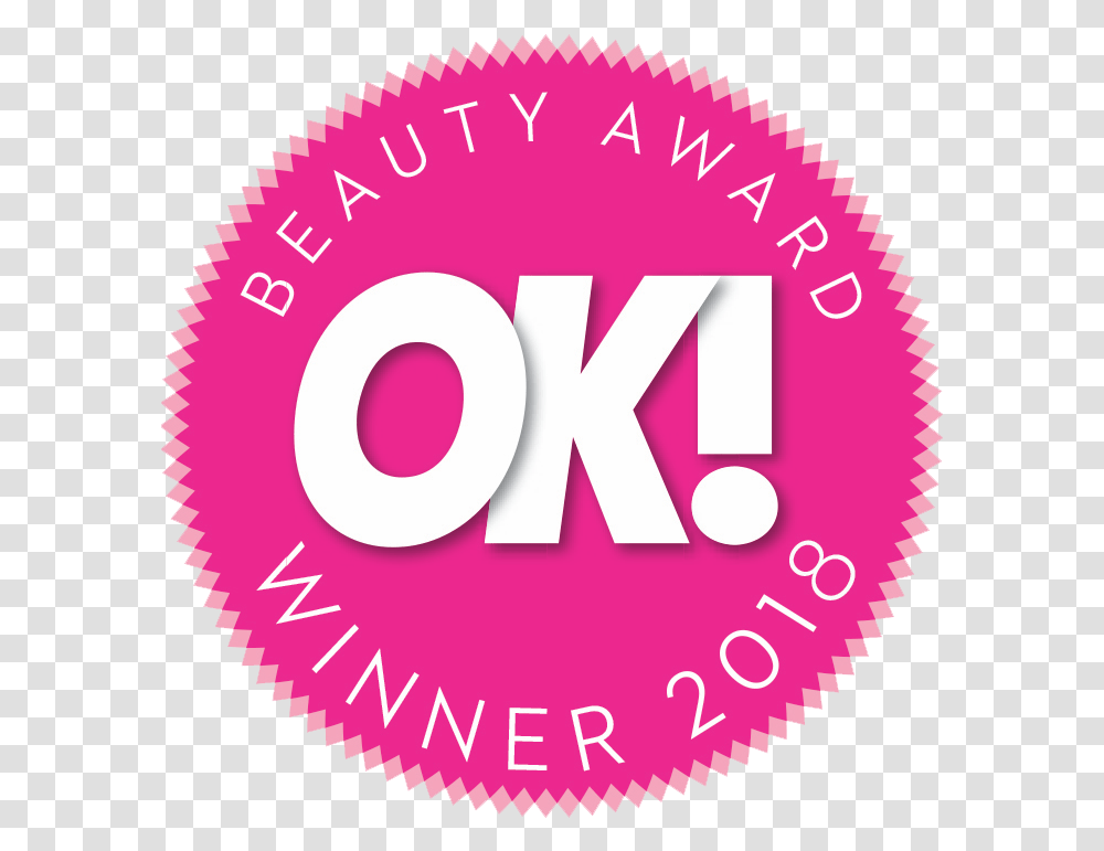 Ok Magazine 2018 Beauty Awards Seal, Number, Label Transparent Png