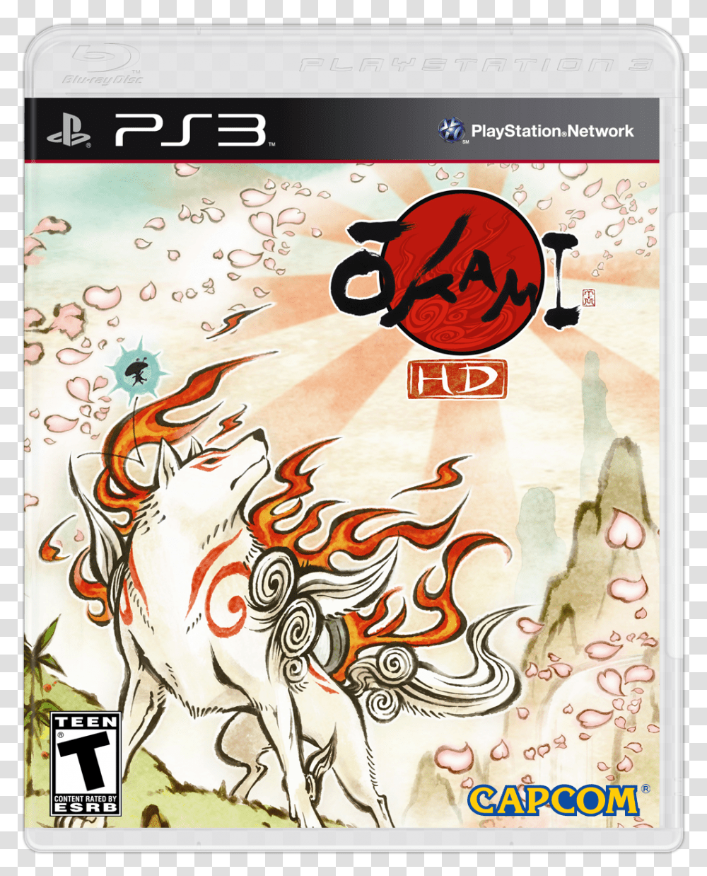 Okami Hd Pc Cover, Book, Poster, Advertisement Transparent Png