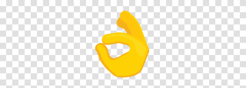 Okay Hand Emoji, Banana, Fruit, Plant, Food Transparent Png