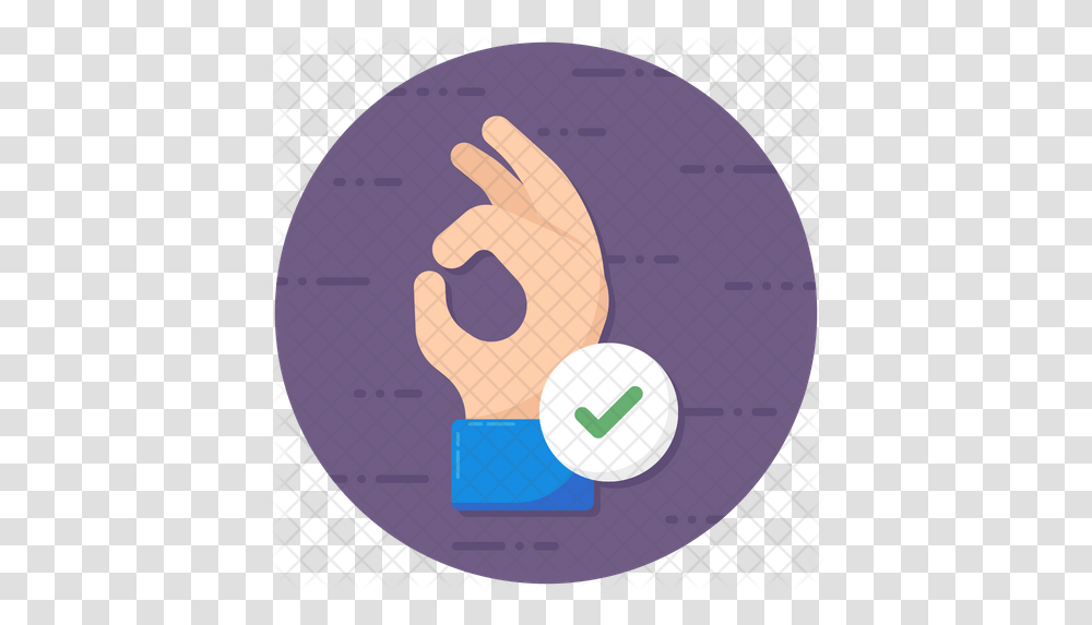 Okay Icon Sign Language, Hand, Number, Symbol, Text Transparent Png