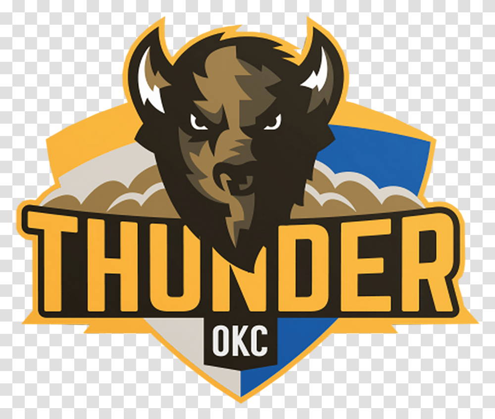 Okc Thunder Logo Okc Thunder New Logo, Trademark, Word, Poster Transparent Png