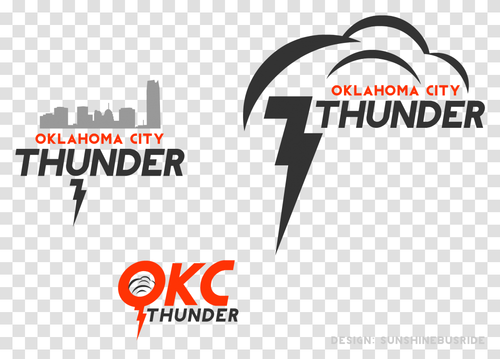 Okc Thunder Logo Orange, Alphabet, Word, Label Transparent Png