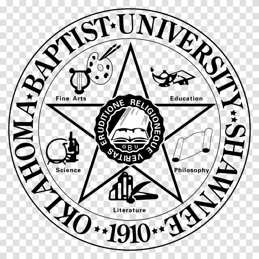 Oklahoma Baptist University Seal, Logo, Trademark, Emblem Transparent Png