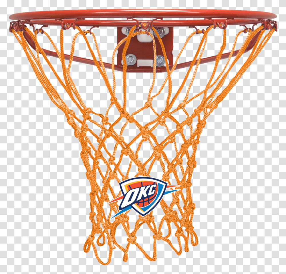Oklahoma City Thunder Basketball Net Basketball Net Colored, Hoop, Rug, Sport, Sports Transparent Png
