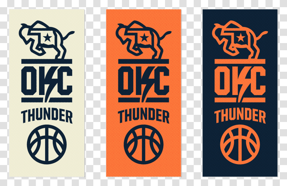 Oklahoma City Thunder Concept Logo, Label, Word Transparent Png