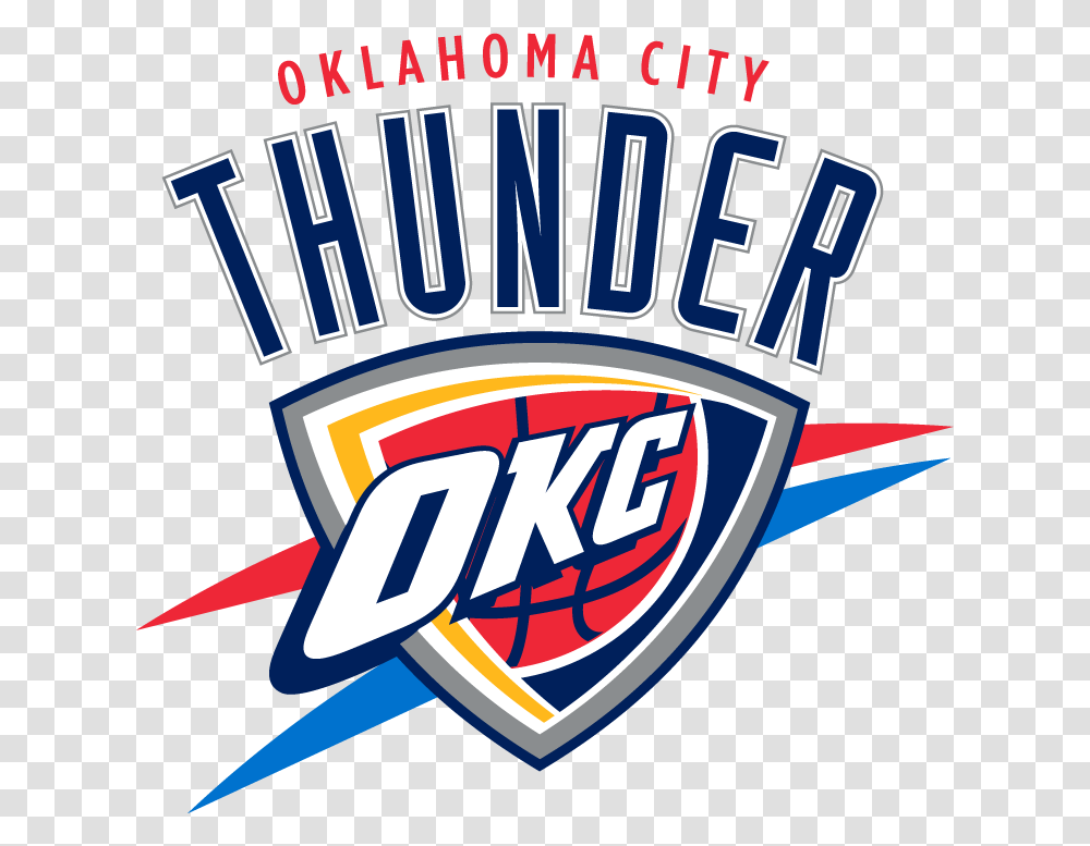 Oklahoma City Thunder Logo 2017, Trademark, Emblem Transparent Png