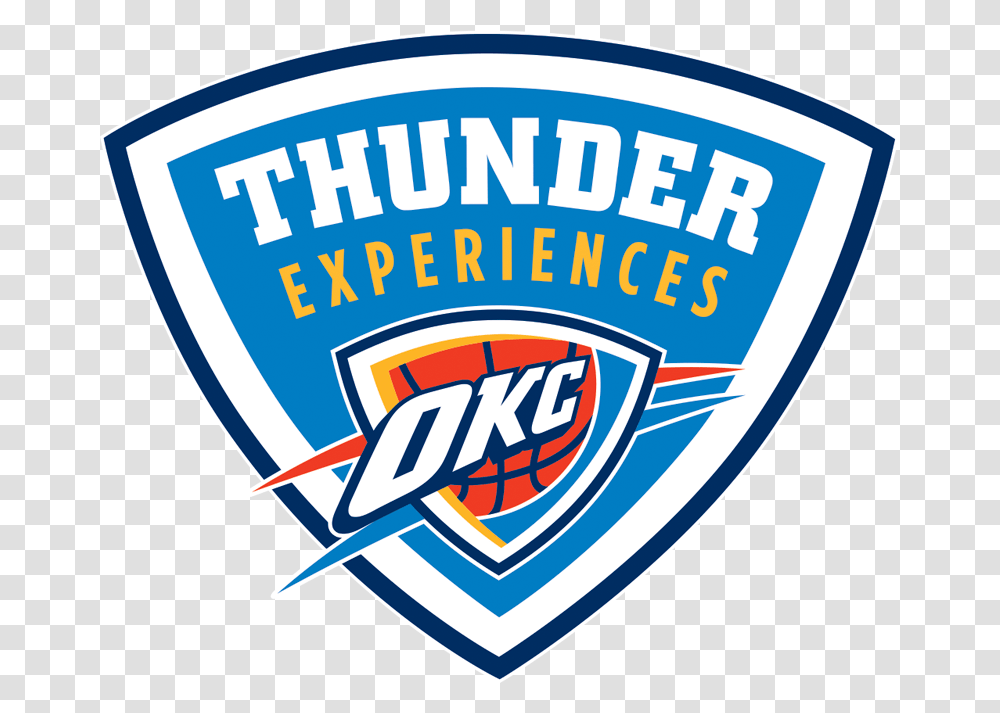 Oklahoma City Thunder Logo, Trademark, Badge, Label Transparent Png
