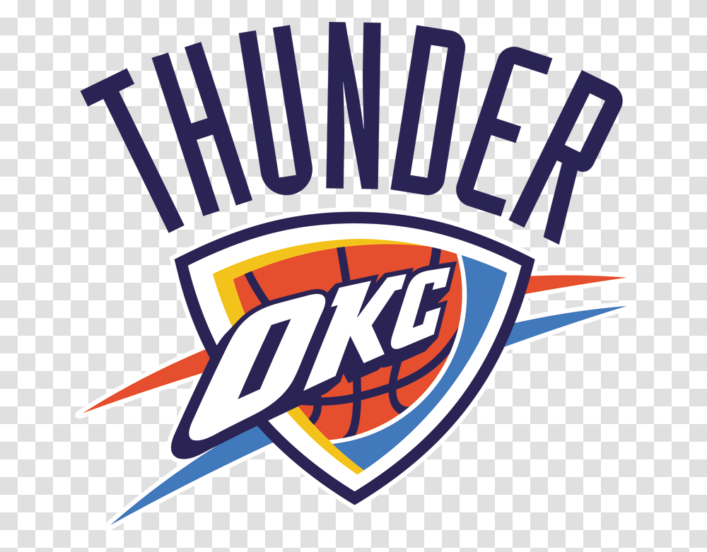 Oklahoma City Thunder Logo, Trademark, Emblem Transparent Png