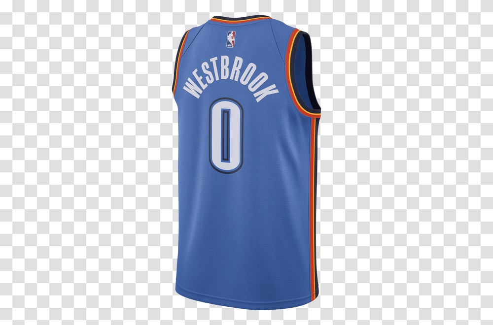 Oklahoma City Thunder Russell Westbrook Nike Icon Swingman Jersey, Shirt, Apparel, Bib Transparent Png