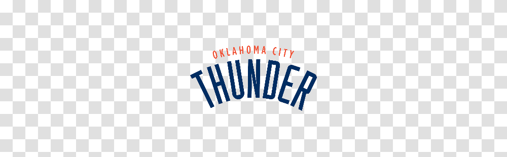Oklahoma City Thunder Wordmark Logo Sports Logo History, Trademark, Label Transparent Png