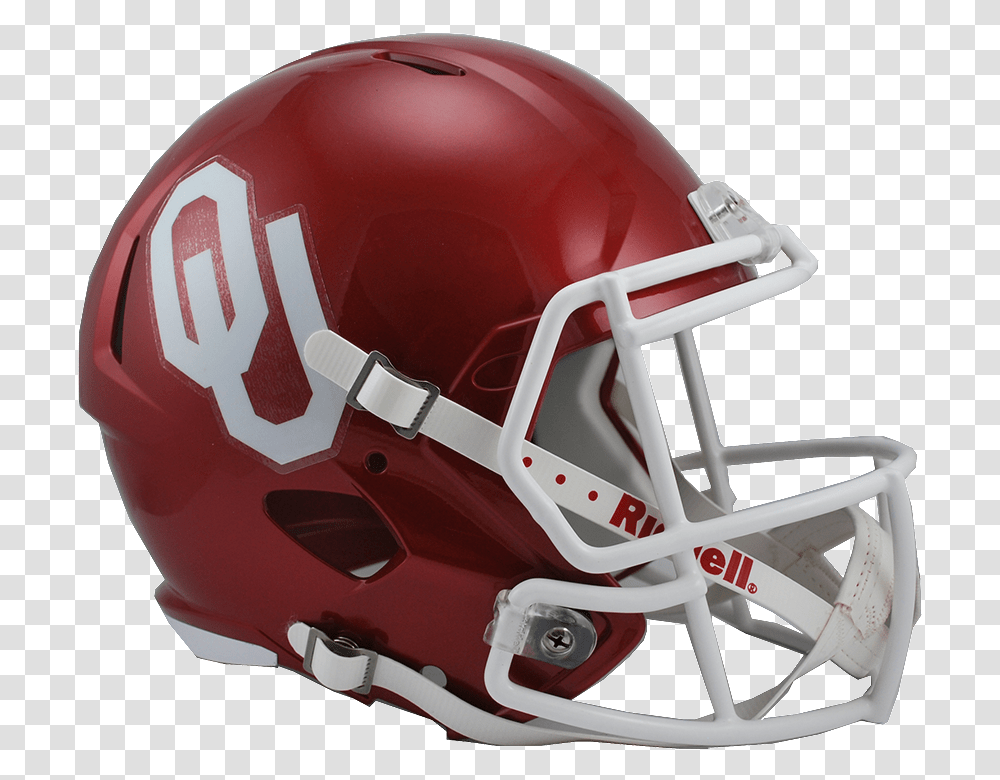 Oklahoma Sooners Riddell Speed Authentic Helmet Football, Clothing, Apparel, Football Helmet, American Football Transparent Png