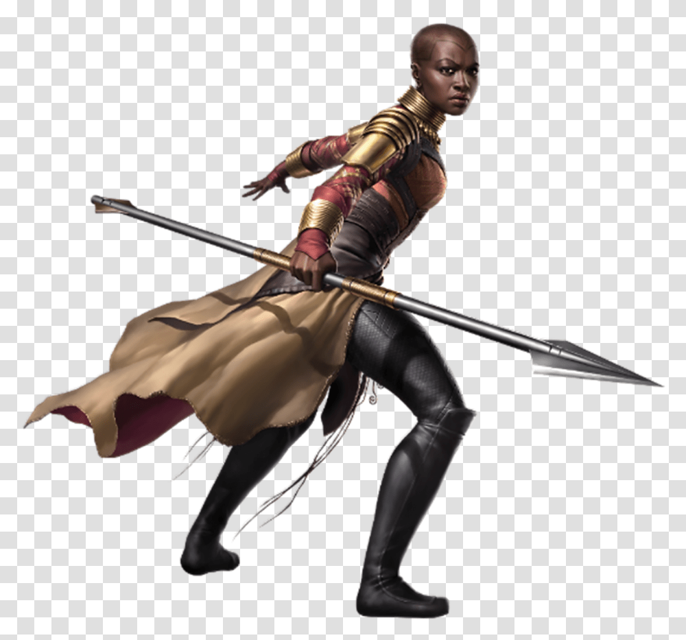 Okoye Avengers Endgame Okoye, Ninja, Person, Weapon, Duel Transparent Png